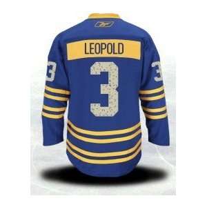 Wholesale Buffalo Sabres #3 Jordan Leopold 3rd Blue Hockey Jersey 