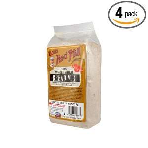 Bobs Red Mill Bread Mix Whole Wheat, 19 Ounce (Pack of 4):  