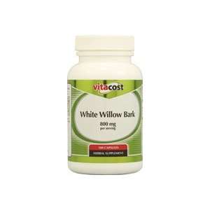  Vitacost White Willow Bark    800 mg per serving   100 