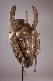 4216 Extraordinary Senufo kepelie twin mask bronze  