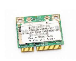 HP Broadcom BCM94322 bcm4322 half mini PCI E card+2 an  