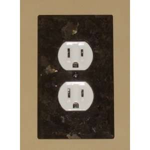  Emerald Pearl Granite, Outlet Cover Plate