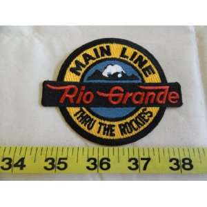  Rio Grande Railroad   Main Line Thru The Rockies Patch 