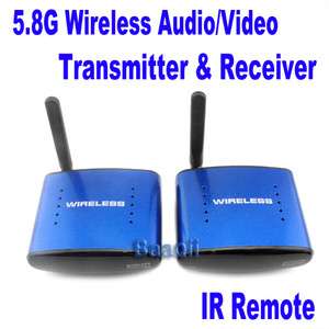 PAT 530 5.8G Wireless AV TV Audio Video Sender Transmitter Receiver IR 