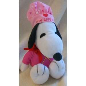  8 Plush Snoopy Bon Appetit Cook Hat Doll Toy Toys 