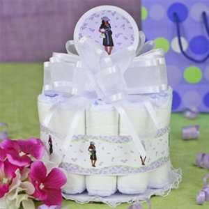 African American Mommy To Be Baby Shower Diaper Cake: Baby
