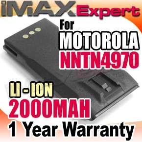 2000mAh NNTN4970 Battery for MOTOROLA CP200 PR400 Radio  