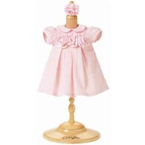   Corolle Classic Doll 17 inch Fashion Pink Rosettes Dress: Toys & Games