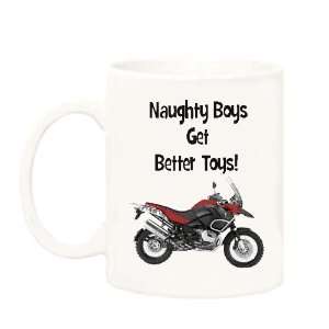   : BMW Motorcycle Mug (Naught Boys Get Better Toys!): Everything Else