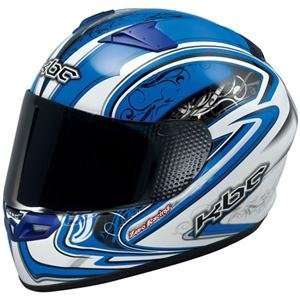  KBC VR Afterburn Helmet   X Large/White/Black/Blue 