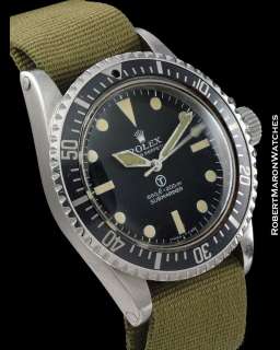 ROLEX MILITARY SUBMARINER 5513 ISSUED WATCH PROVENANCE  