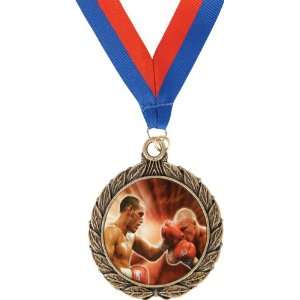  TITLE Boxing Action Boxers Medal