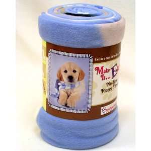  Fleece No Sew Throw Blanket   Buddy The Puppy Dog: Arts 
