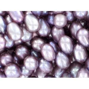  5   5.5mm Silver Violet Head Drilled Pearl Arts, Crafts & Sewing