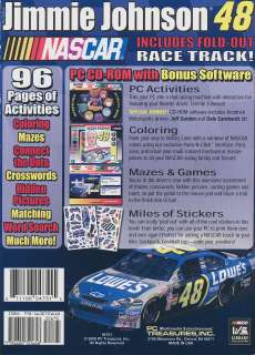 4x NASCAR Coloring Activity Books,Stickers,CDRom & More  