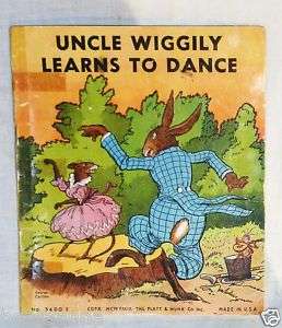 Antique Book Uncle Wiggily Learns to Dance Children  