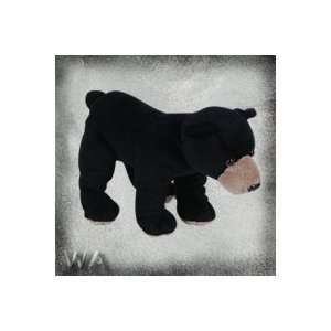  Wild Adventures 8in Black Bear Plush: Toys & Games