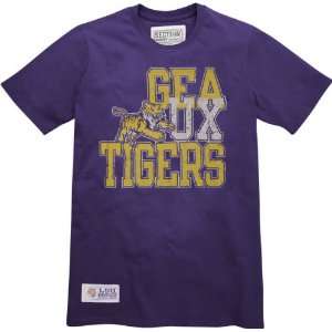   : LSU Tigers Purple One On One Sandblasted T Shirt: Sports & Outdoors