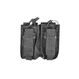  Airsoft MOLLE M4 M16 Double Stack Rifle Mag Pouch: Sports 