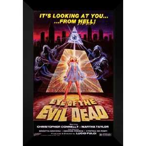  Eye of the Evil Dead 27x40 FRAMED Movie Poster   A 1981 