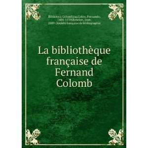  La bibliothÃ¨que franÃ§aise de Fernand Colomb 