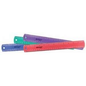  Westcott Ruler 12 Assorted Colors (6 Pack): Home 