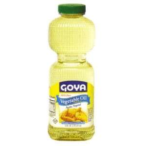 Goya Vegetable Oil 16 oz  Grocery & Gourmet Food