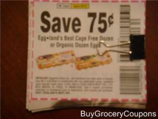 COUPONS $0.75/1 Egglands Egglands Organic Cage Free Best Eggs 