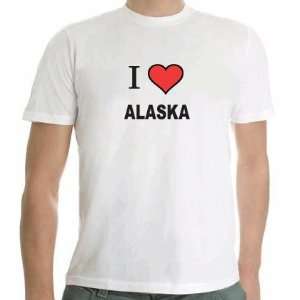  Alaska I Love Alaska Tshirt SIZE ADULT MEDIUM Everything 