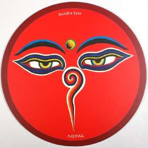 MP01b Nepal Buddhas Eyes Wisdom Eyes Mouse Pads 12Pcs  