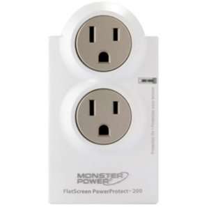  MONSTER POWER 120241 HOME SERIES LCD 2 OUTLET POWER CENTER 