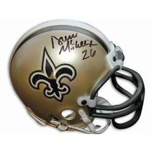 Deuce McAllister autographed Football Mini Helmet (New Orleans Saints)