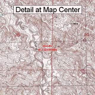  USGS Topographic Quadrangle Map   Wendte, South Dakota 