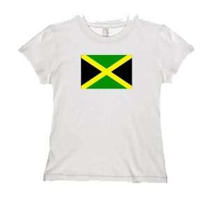  Womens Jamaican Flag T shirt