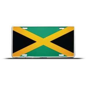  Jamaica Jamaican Flag Metal License Plate Sign Tag 