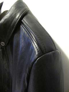 AMAZING Authentic BALENCIAGA Mens Black LEATHER Jacket F/W11 