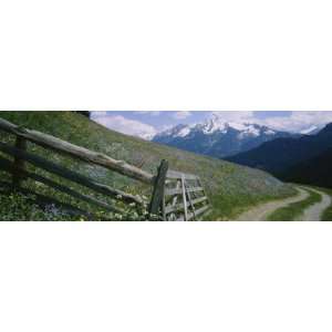  Wooden Fence in a Field, Tirol, Austria by Panoramic 