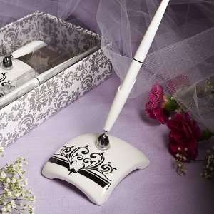  Wedding Favors Distinctive Damask Porcelain Collection Pen 