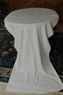 Soft Luxurious Cotton Stripe Terry Cloth 31 x 2 Yards 6 White  