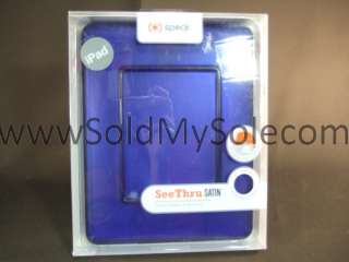 Speck Apple iPad Hard Case SeeThru Satin Blue Cover New  