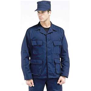 NAVY BLUE Military Army Type BDU Tactical Uniform SHIRT  