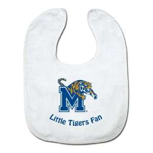  NCAA Memphis Tigers White Snap Bib with Team Logo: Sports & Outdoors