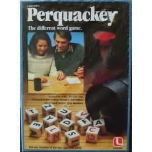  1982 Lakesides Perquackey the Different Word Game Toys & Games
