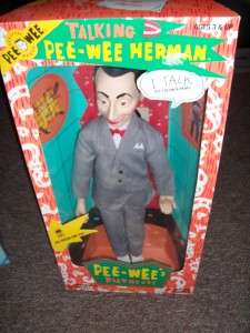 1987 Matchbox Pee Wee Herman Talking Doll in Box  