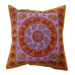  Unique Cotton Cushion Covers with Block Print & Thread 