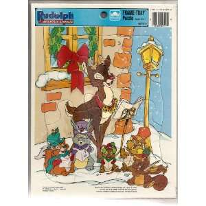  Rudolph the Red Nose Reindeer Frame 12 piece Tray Puzzle 
