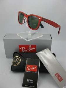 New Ray 2140 Red 955 Wayfarer Sunglasses 100% Authentic