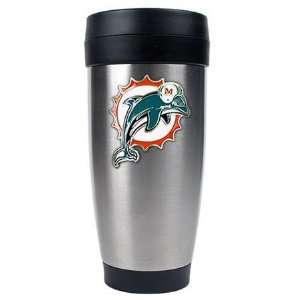  NIB Miami Dolphins NFL Stainless Tumbler Cup Mug: Sports 