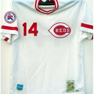  PETE ROSE Unsigned 1976 Cincinnati Reds XL Jersey: Sports 