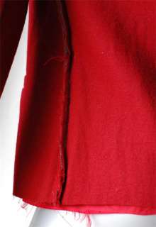 LIBERTINE Deconstructed Red Eagle Stamp Blazer Jacket S  